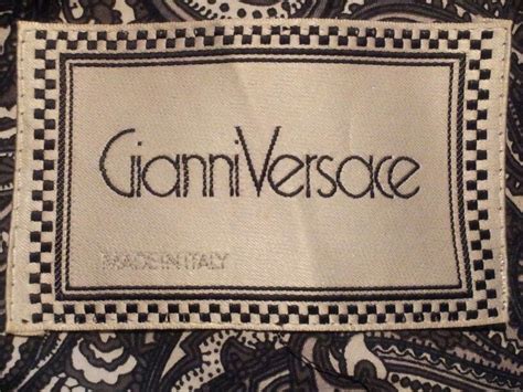 vintage versace red dress|vintage gianni Versace label.